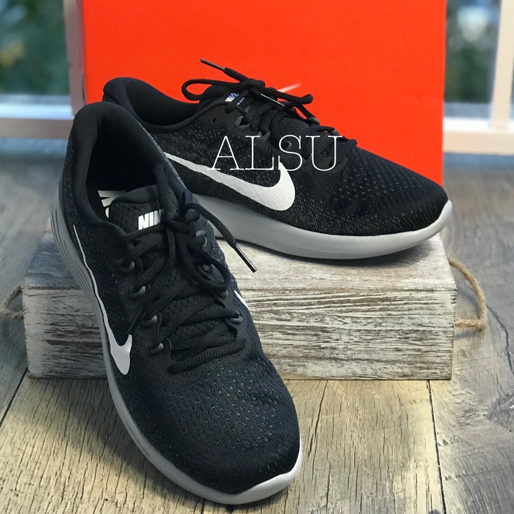 NWT Nike Lunarglide 9 Black M AUTHENTIC - Picture 4 of 8